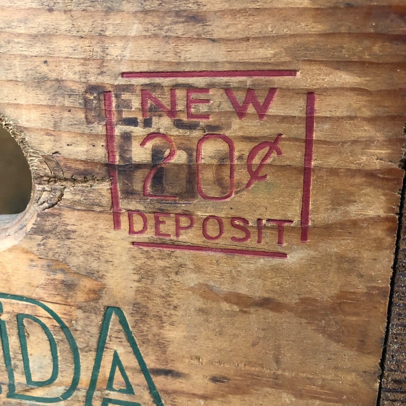 Vintage Wood Canada Dry Crate Advertising Box Canada Dry Etsy