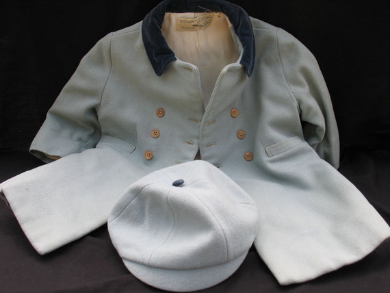 Vintage Child' Coat and Cap - image 3
