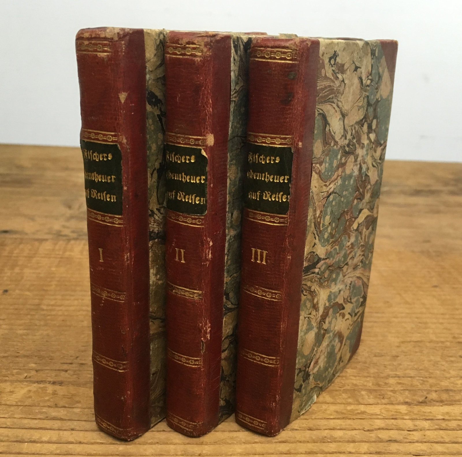 Antique 1802-1803 German Travel Books - Christian August Fischer