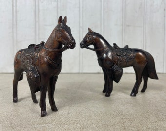 Vintage Cast Metal Horse Figurine - Vintage Carnival Horse Prize