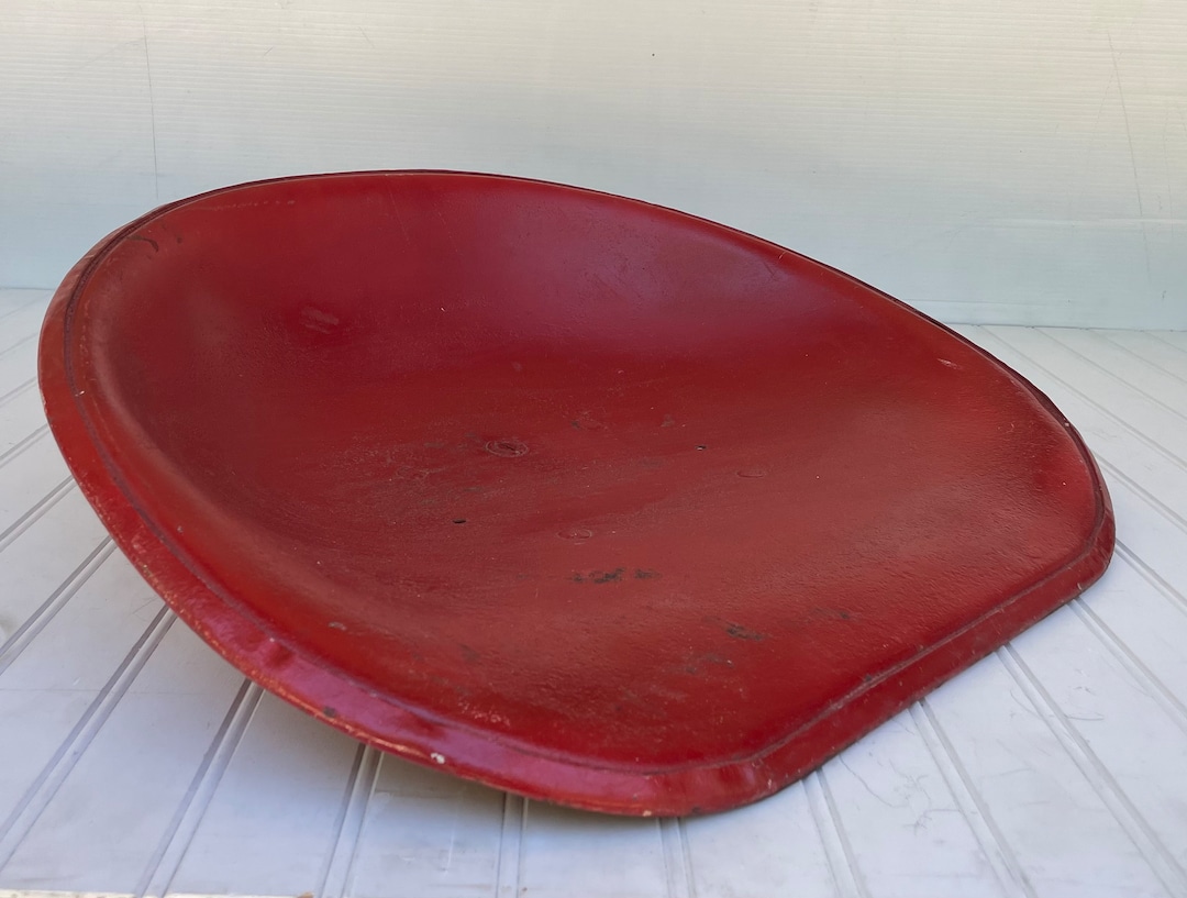 Red Tractor Seat Iron Tractor Seat Etsy