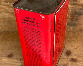 Vintage Marvel Mystery Oil Can - 1 Gallon - Etsy