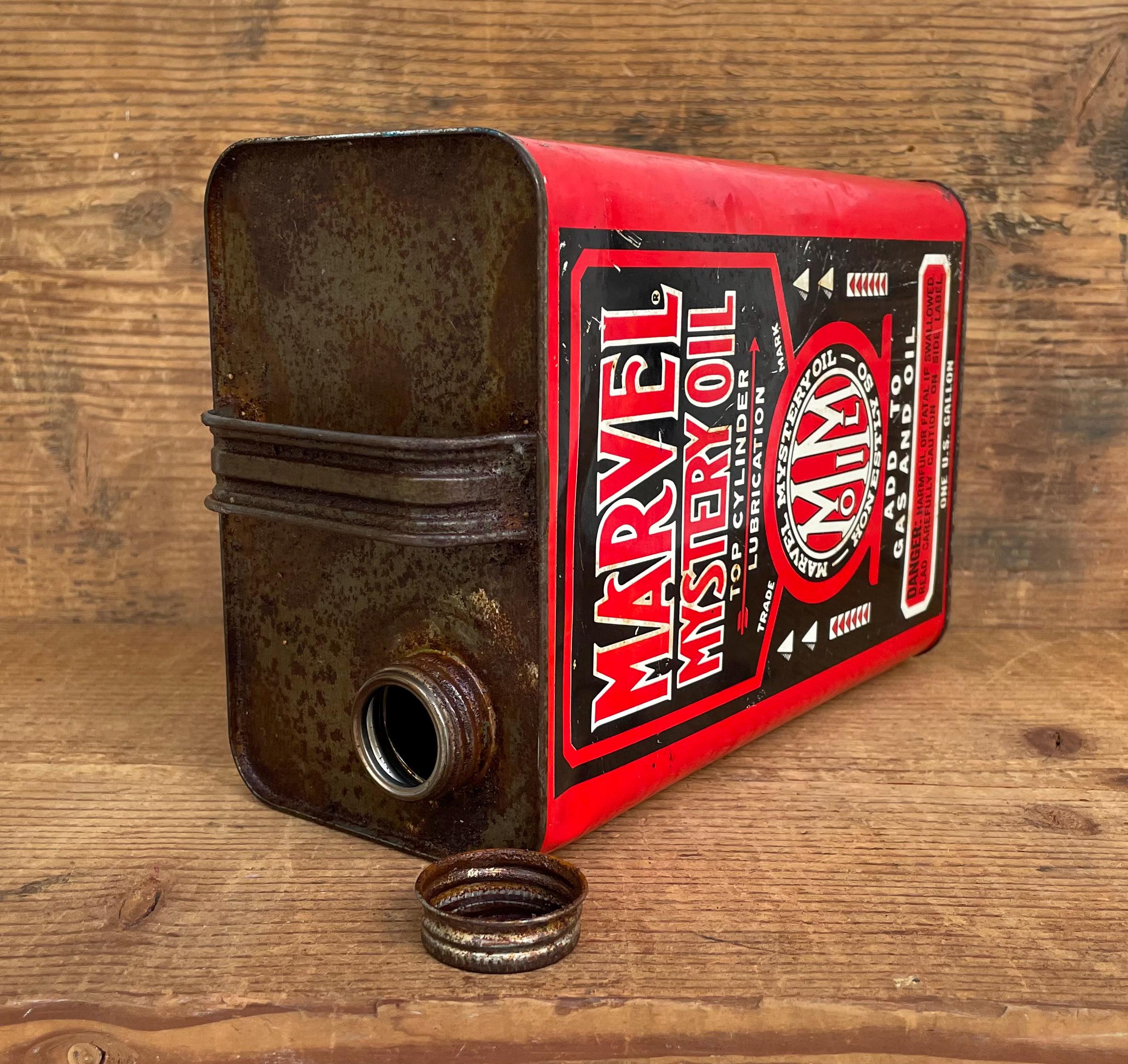 USAヴィンテージOIL缶　MARVELセット Vintage Marvel Mystery Oil Can - 1 Gallon - Etsy