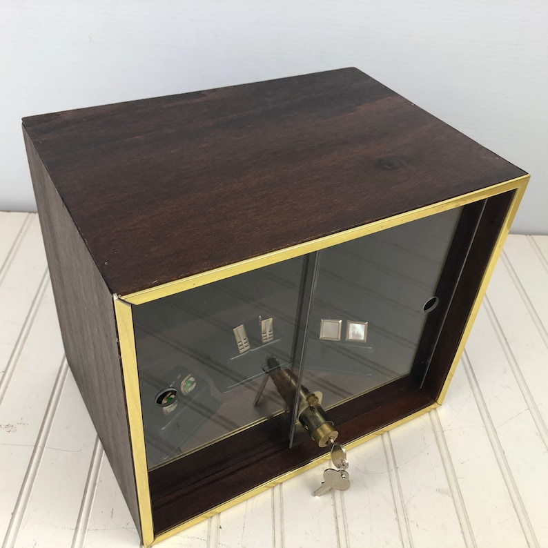 Vintage Counter Top Display Case Locking Display Case with Etsy