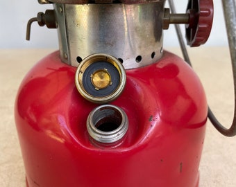 Vintage Red Coleman Lantern - Model 200A - Dated 6/71 - Etsy