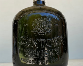 Vintage Japanese Whiskey Bottle - Suntory Whisky - A Blend of the Choice Whiskies