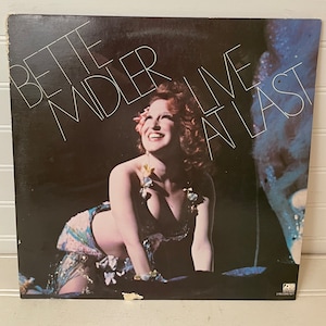 Bette Midler Live at Last Album - Vintage Vinyl - 1977 Atlantic Records