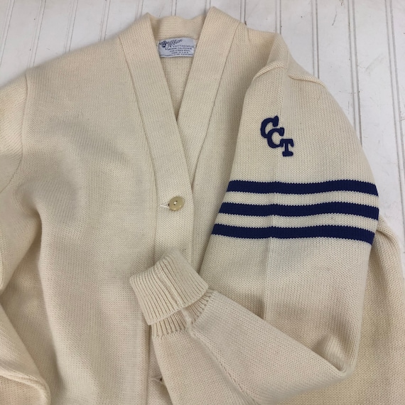 Vintage Letterman Sweater - Clarkson College of Te