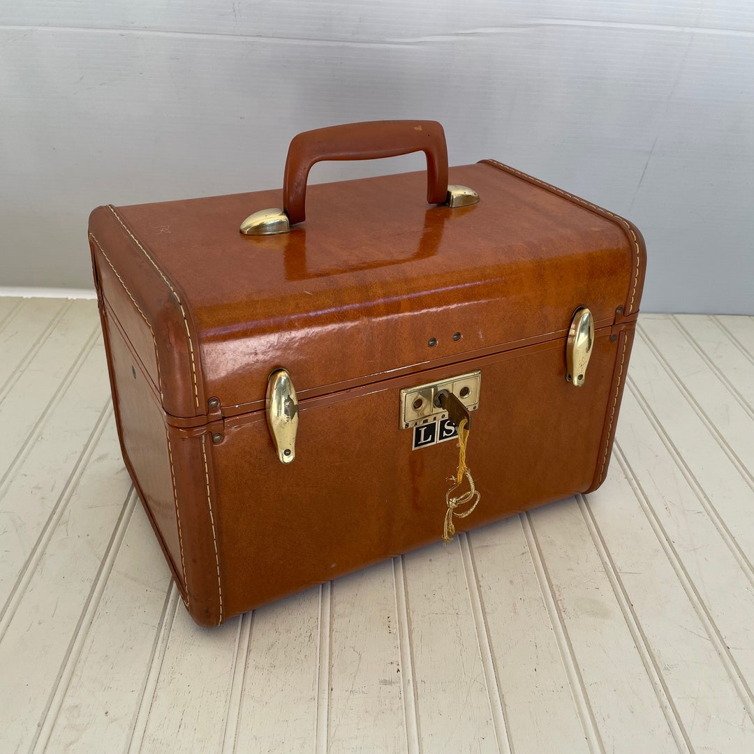 Vintage Samsonite Streamlite Train Case Saddle Tan by Etsy