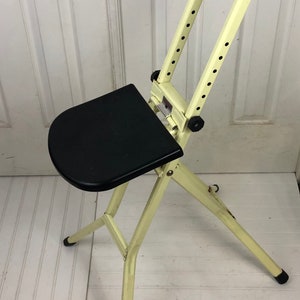 Vintage Framar Metal Folding Chair - Made in Italy 1970s