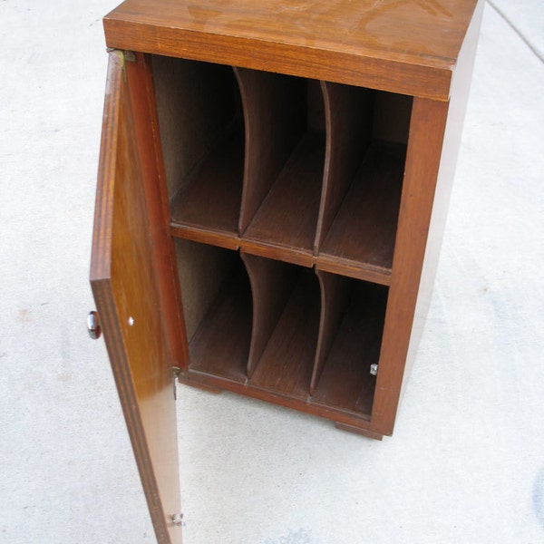 Additional Shipping Cost For J ----------  Mid Century Vinyl Record Storage Cabinet