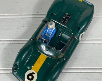 Vintage 1960s Cox Lotus 40 Slot Car 1/24 Scale Green #6 Racing