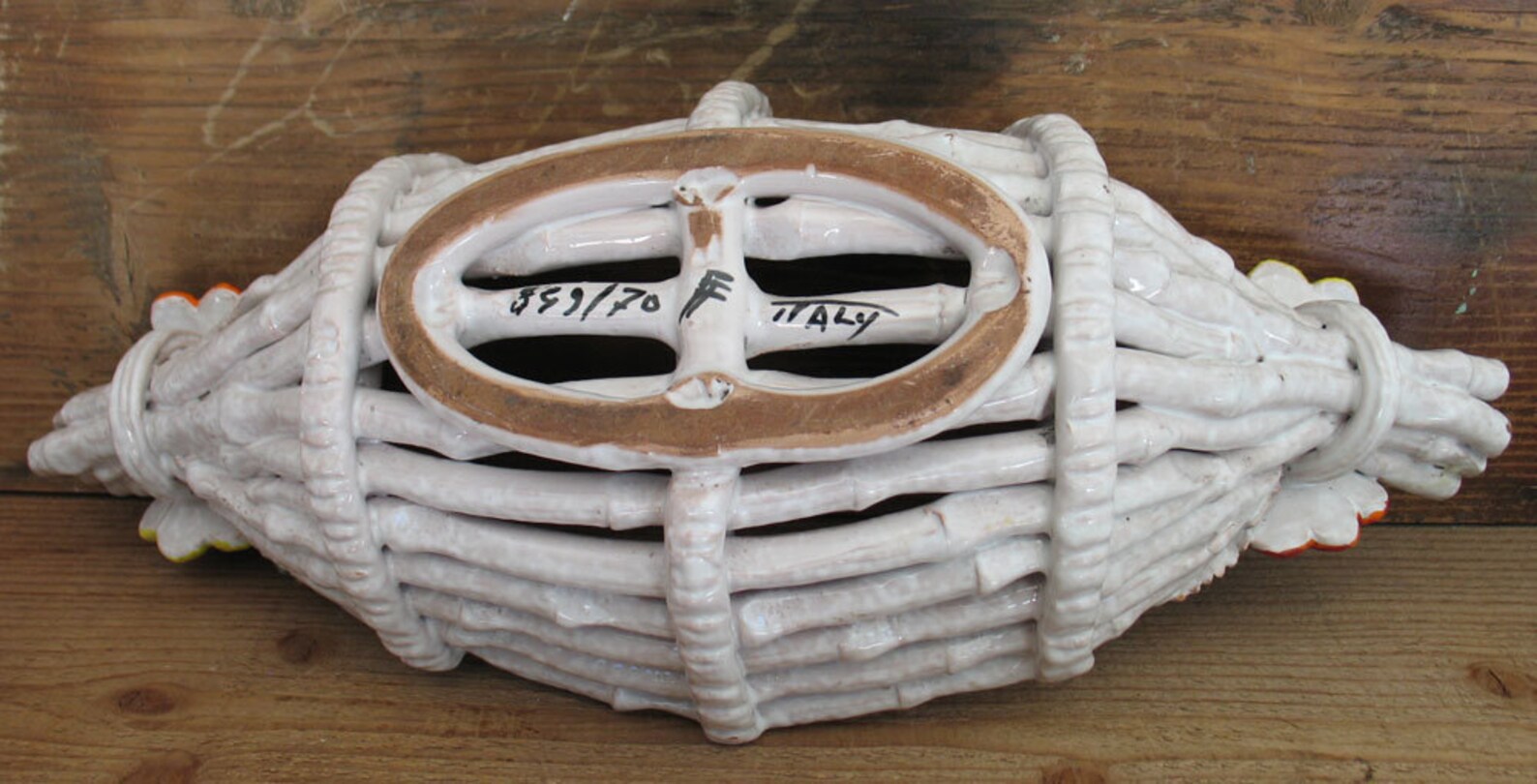 Ceramic Basket made in Italy Bread Basket Fruit Basket Etsy