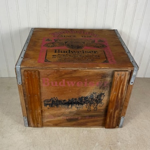 Budweiser Wooden Crate - Etsy