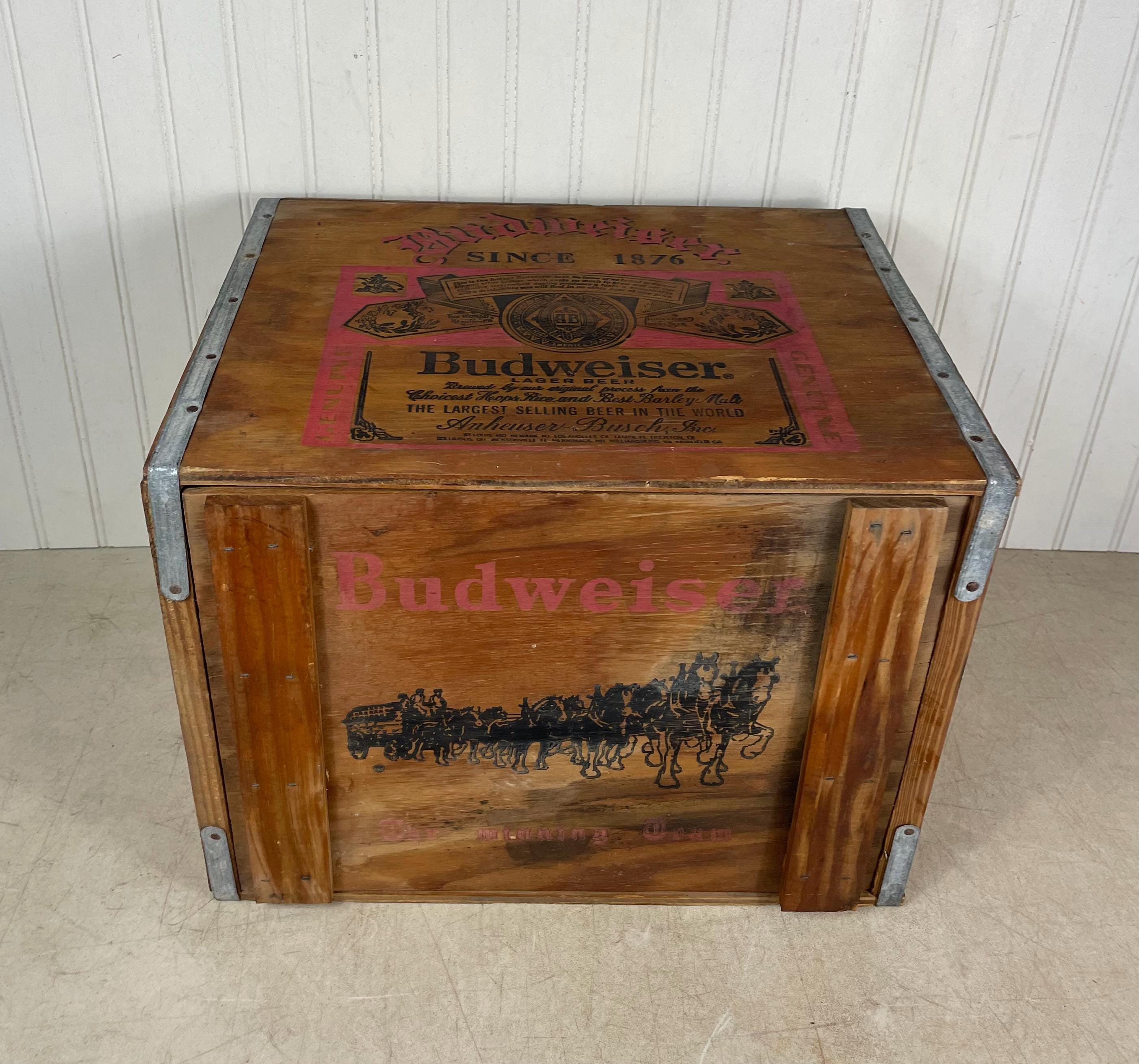 Budweiser Wooden Crate - Etsy