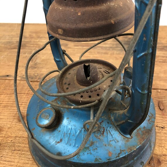 Vintage Dietz Blue Lantern Little Wizard - Etsy