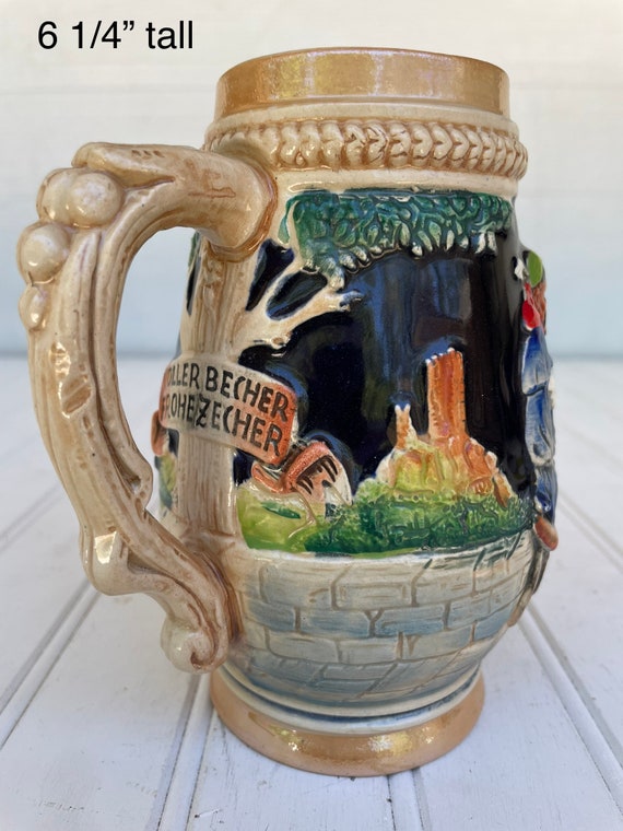 Vintage German Stein - Voller Becher Frohezecher - Western Germany