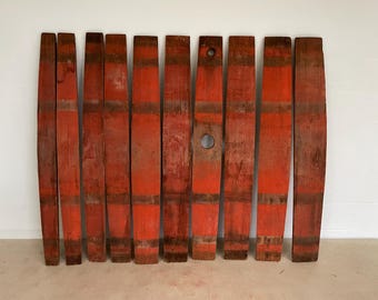 Rustic Vintage Wine Barrel Staves Bundle - Set of 10