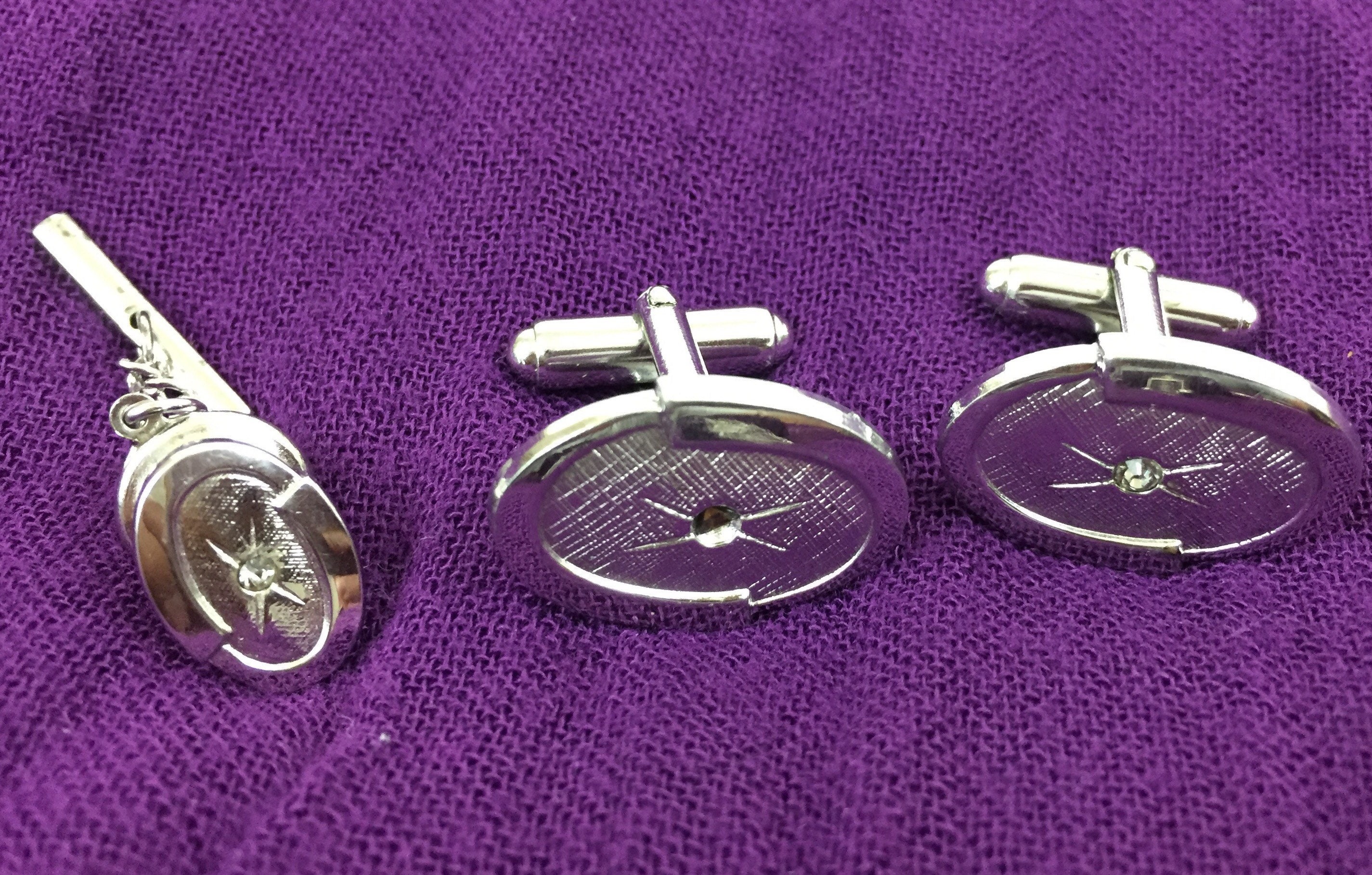 Vintage Cufflinks Retro Cufflink Collection and Tie Tacks Etsy