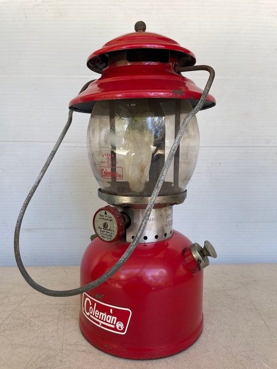 Vintage Red Coleman Lantern - Model 200A - Dated 6/71 - Etsy