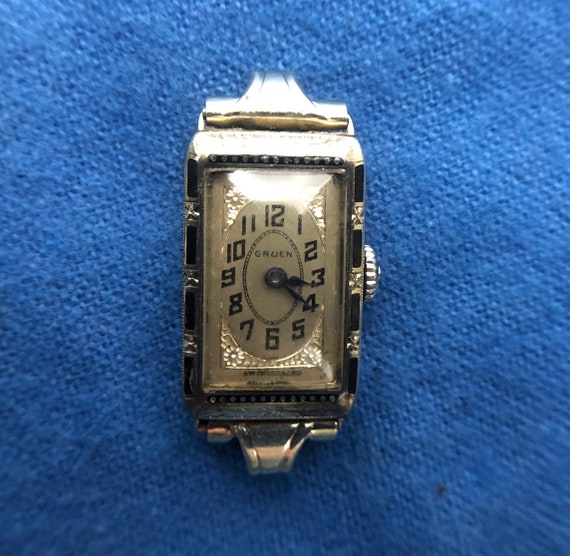1920s Gruen 14K Ladies Watch - Art Deco Watch