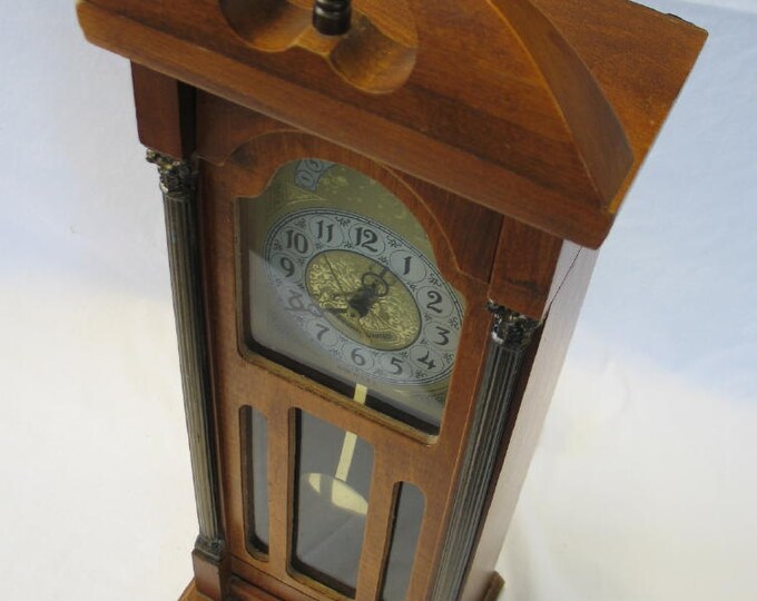 Vintage Sessions United Miniature Grandfather Clock Electric Etsy