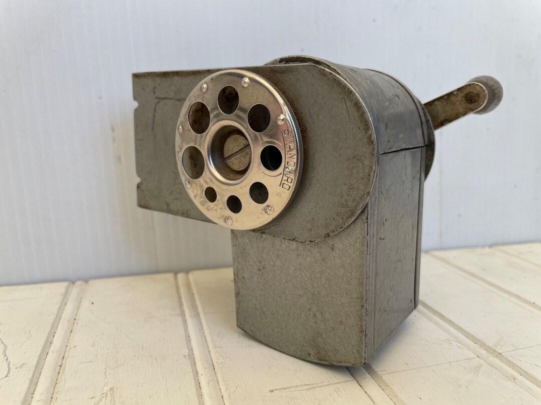 Vintage Boston Bulldog Pencil Sharpener Metal Etsy