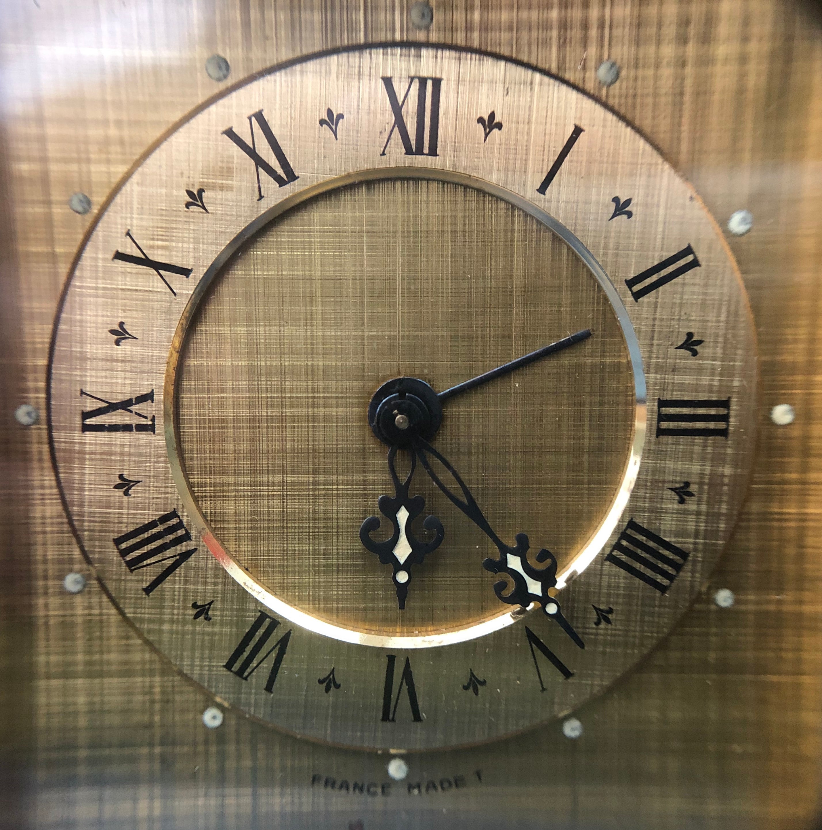 Vintage Linden Guild 8-day 7 Jewels Brass Mechanical Clock - Made