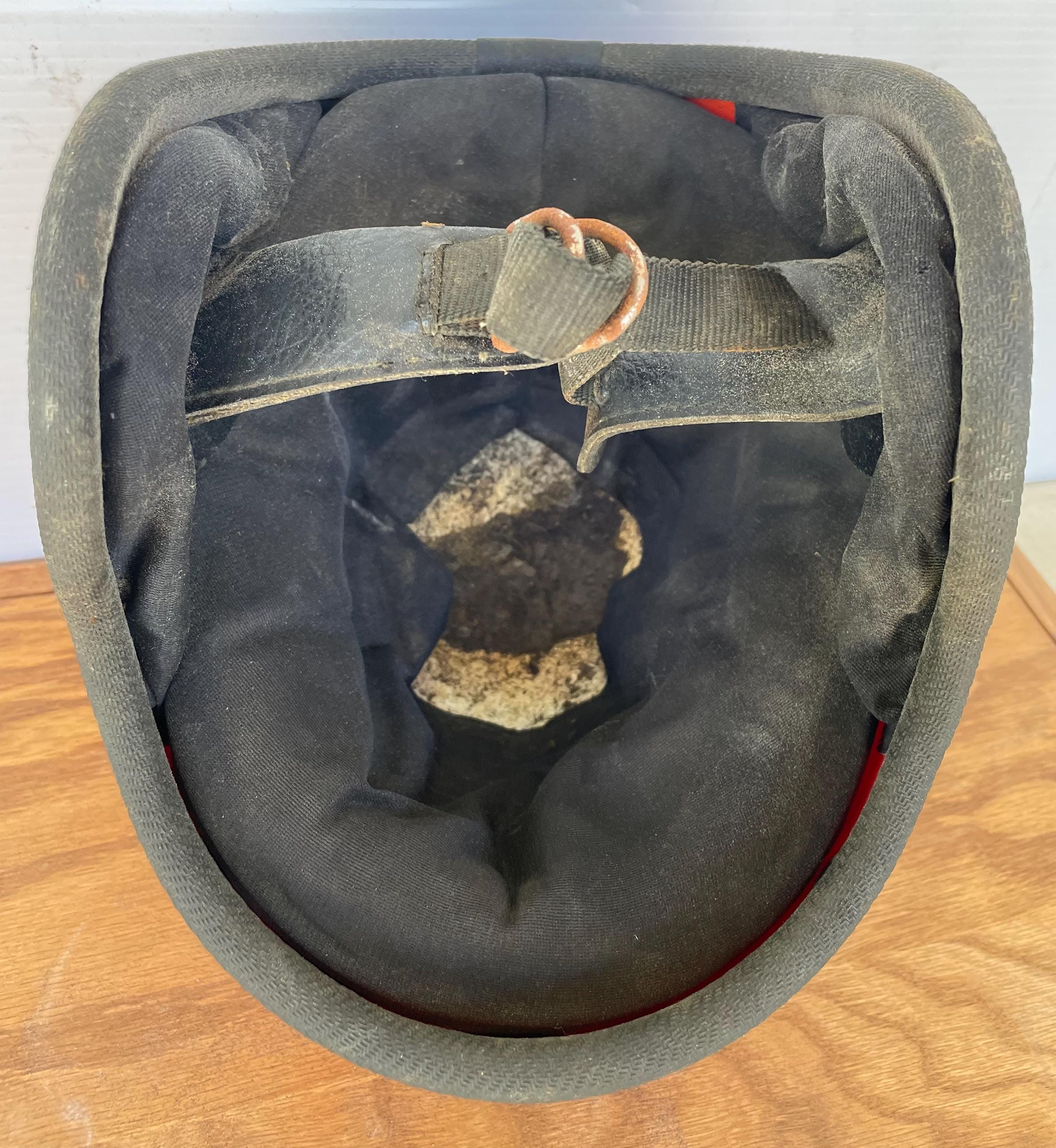 Vintage Buco Enduro Motorcycle Helmet - Open Face - 1970s Checker