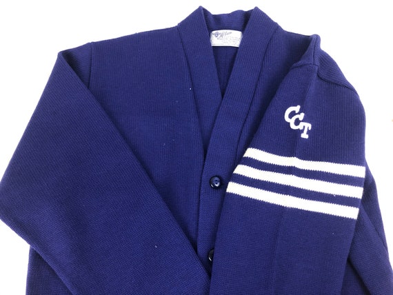 Vintage Letterman Sweater - Clarkson College of Te