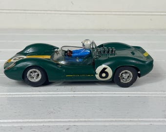Vintage 1960s Cox Lotus 40 Slot Car 1/24 Scale Green #6 Racing