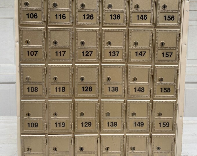 Vintage Post Office Boxes P.O. Box Etsy