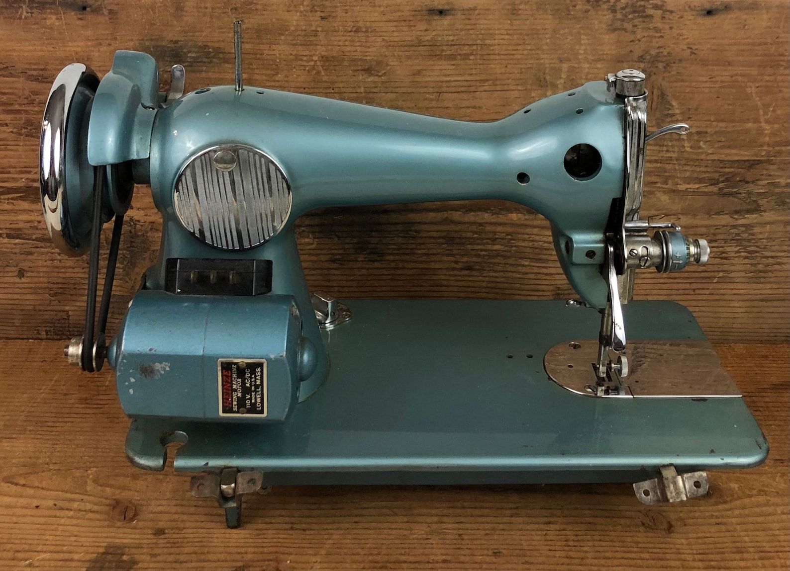 Vintage White Super Deluxe Precision Sewing Machine Made in Etsy