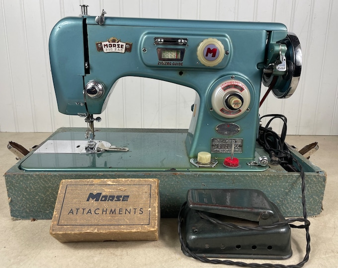 Vintage Morse Zig Zag Model MZZ Sewing Machine Etsy