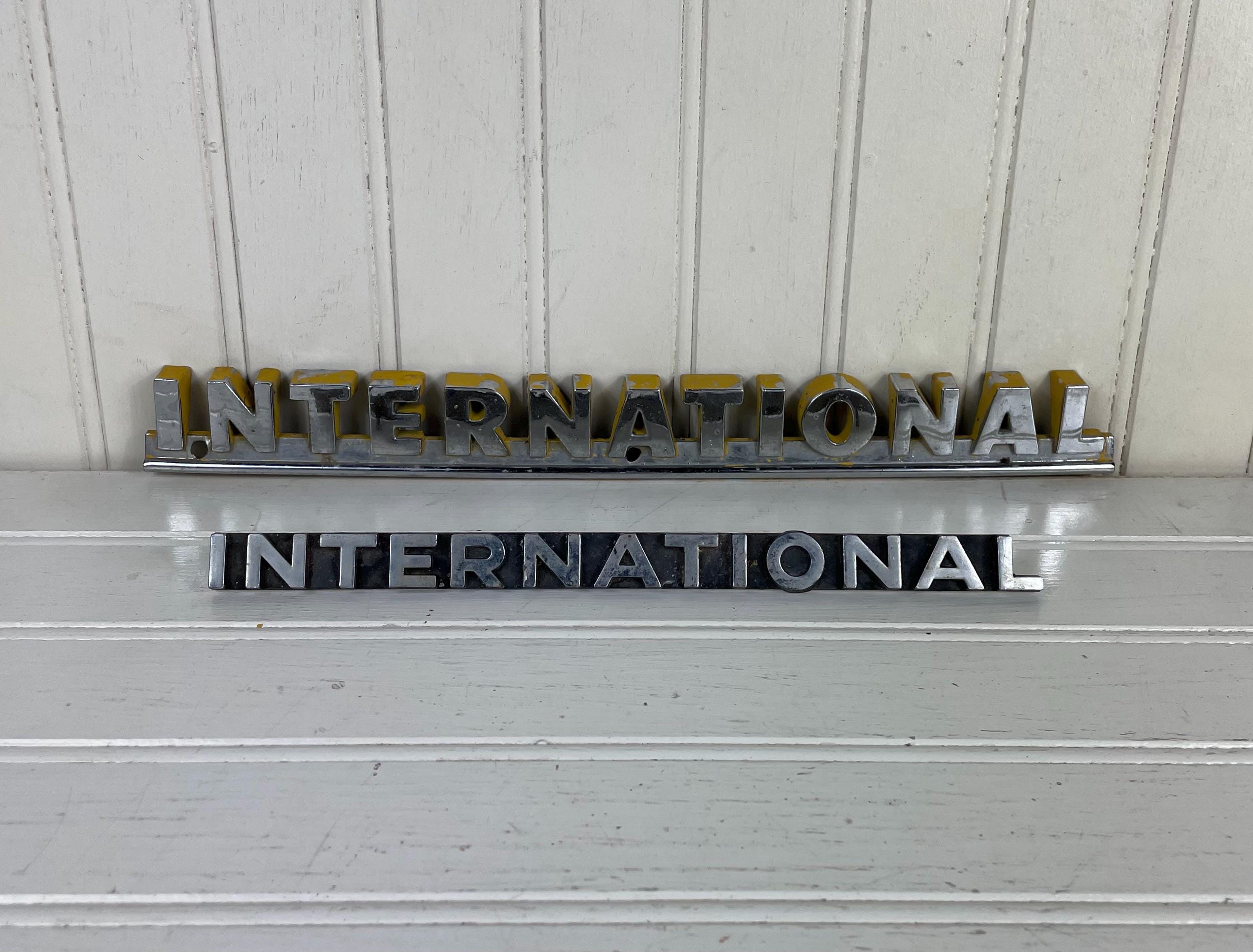 Vintage International Harvester Fender Emblems - 1950s R-series