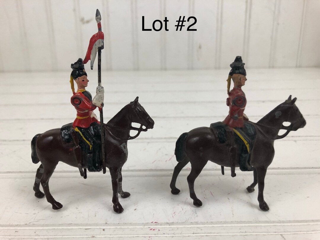 Lot De 6 Soldats Britains Seconde Guerre Mondiale – Armée Britannique – Infanterie 1/32