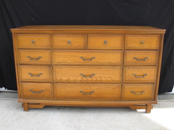 Vintage Sumter Cabinet Co 13 Drawer Dresser Korn Industries Etsy
