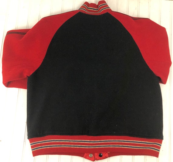 Vintage Letterman Jacket - Reversible Letterman J… - image 2