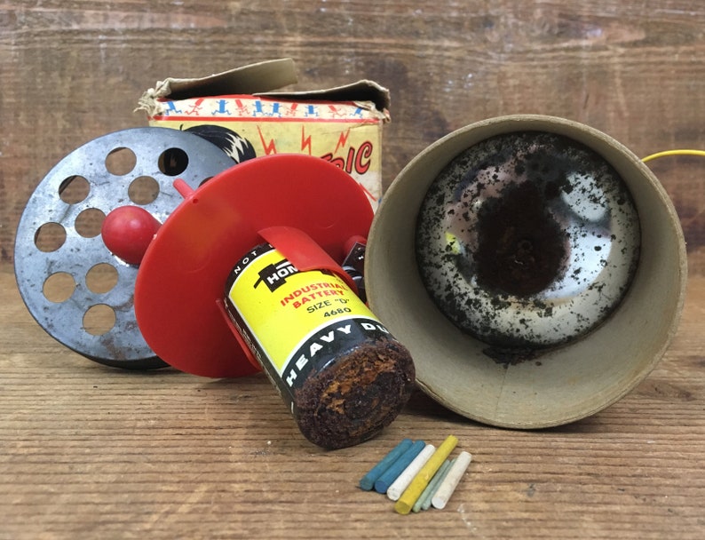 Vintage Electric Jack Straws Toy Great Packaging Graphics Etsy