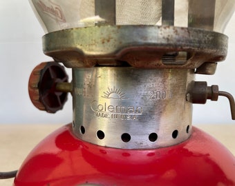 Vintage Red Coleman Lantern - Model 200A - Dated 6/71 - Etsy