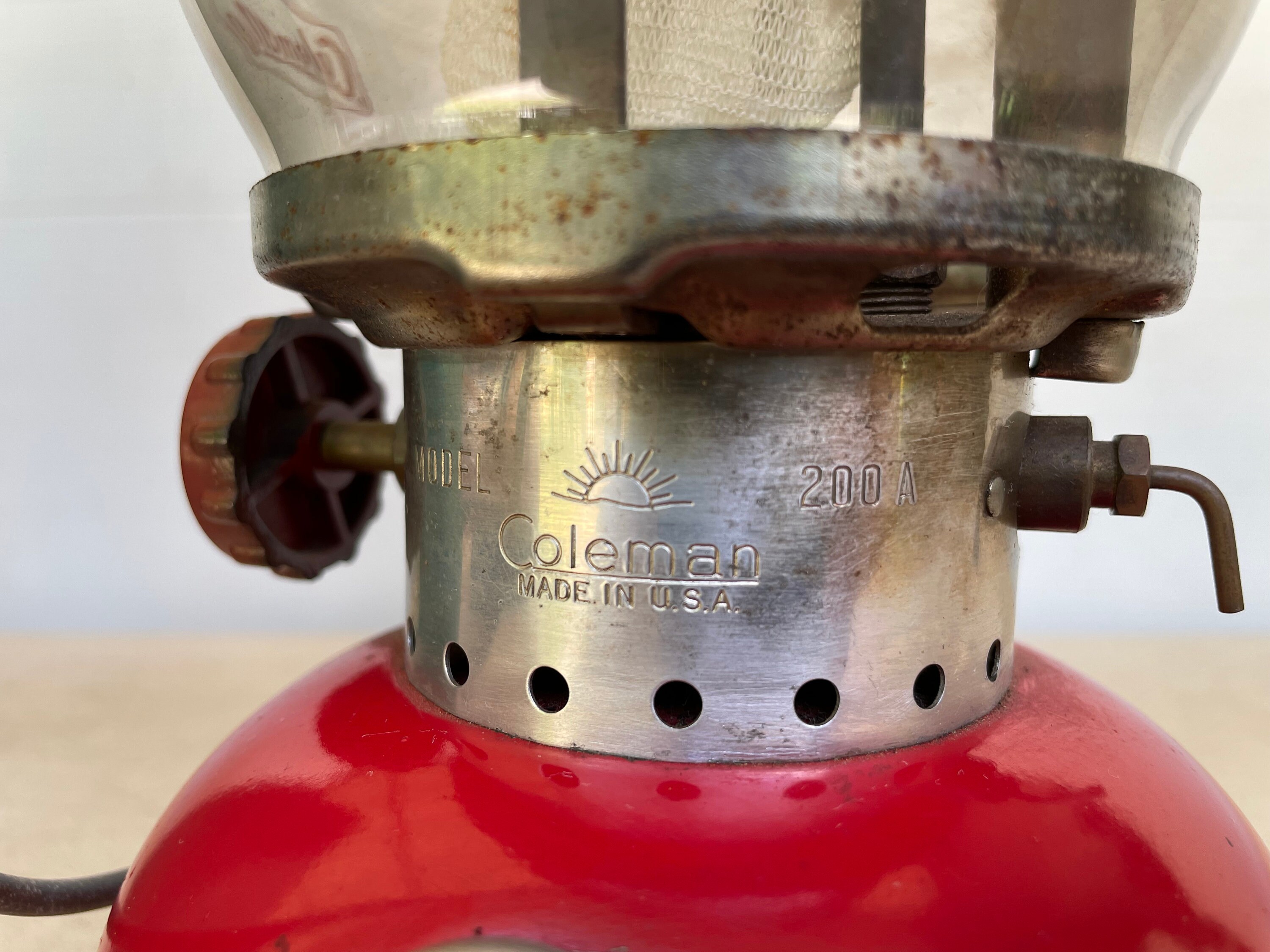 Vintage Red Coleman Lantern - Model 200A - Dated 6/71 - Etsy