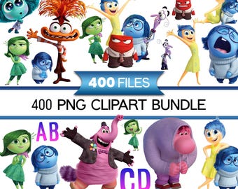 Clipart de Divertida Mente em SVG e PNG, Divertida Mente 2 em SVG, Clipart de Divertida Mente, Raiva, Alegria, Tristeza, Nojinho, Medo e Ansiedade em PNG e SVG, Alfabeto da Fonte de Divertida Mente