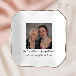 お母さんへのカスタムジュエリーディッシュ、お母さんへの誕生日プレゼント、写真ギフト、写真小物ディッシュ、お母さんへのジュエリーディッシュ、花嫁の母への写真ギフト