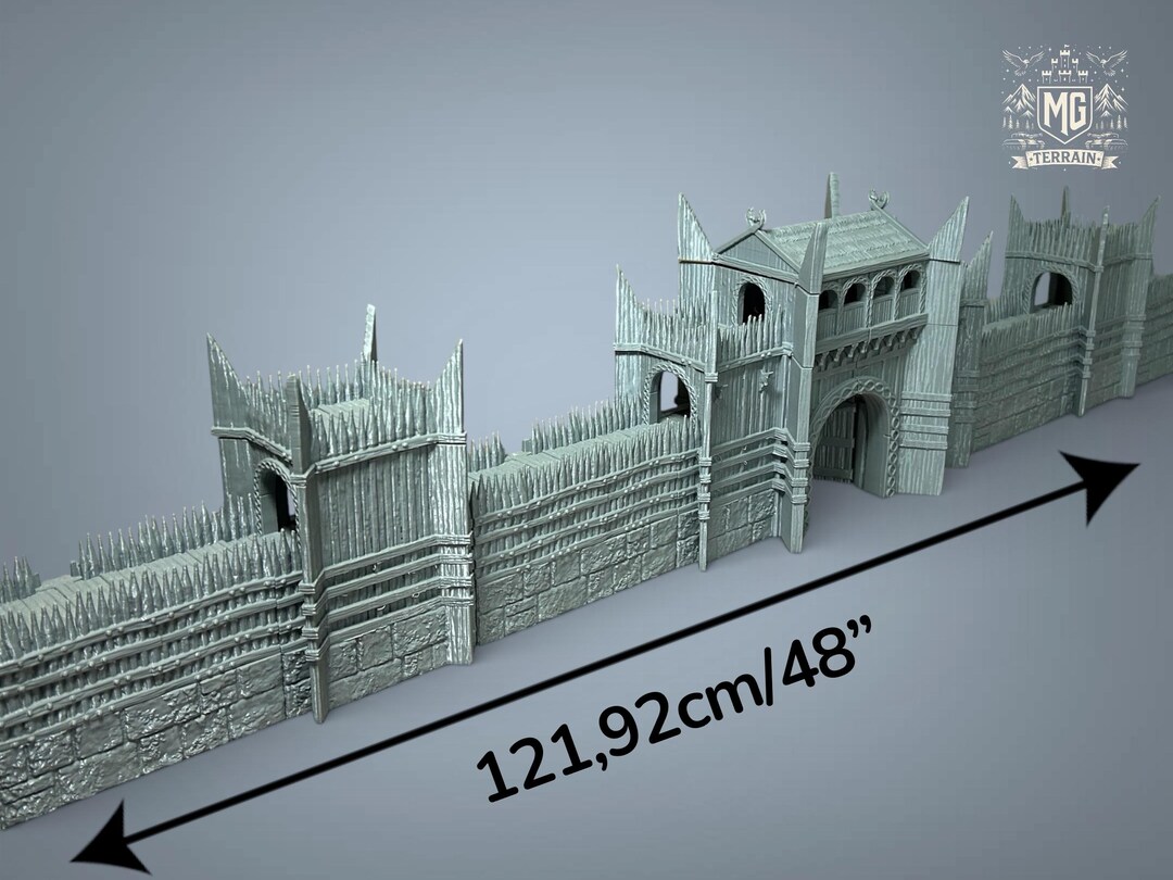 Rohan Fortress Wall Terrain – 48