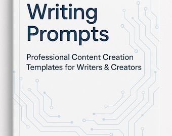 10 ChatGPT Writing Prompts | Content Creation Templates | AI Productivity Tools | Digital Download