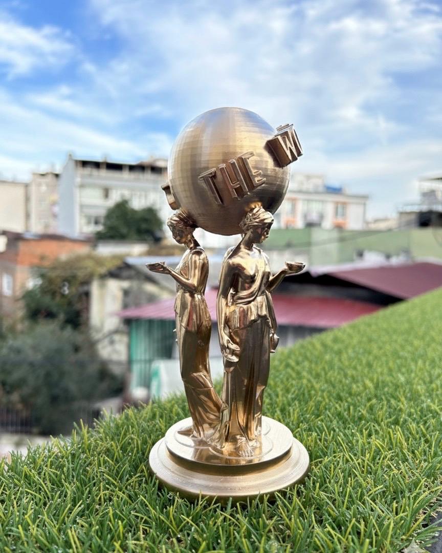 SCARFACE THE WORLD IS YOURS フィギュア Scarface “the World is Yours” Golden Statue | Film-inspired 3D