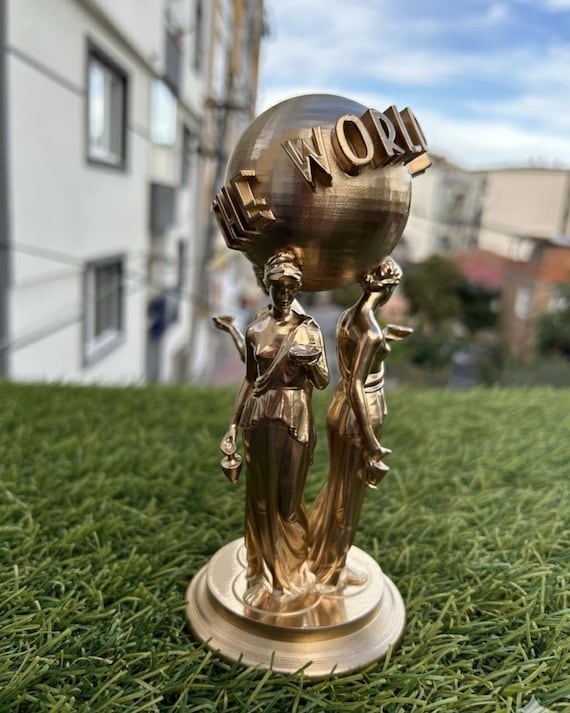 Scarface “the World is Yours” Golden Statue | Film-inspired 3D
