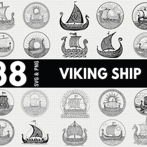 Viking Ship Svg Png Bundle, Viking Ship Silhouette, Viking Ship Clipart, Viking Ship Vector, Viking Ship Outline, Viking Ship Decal, Cricut