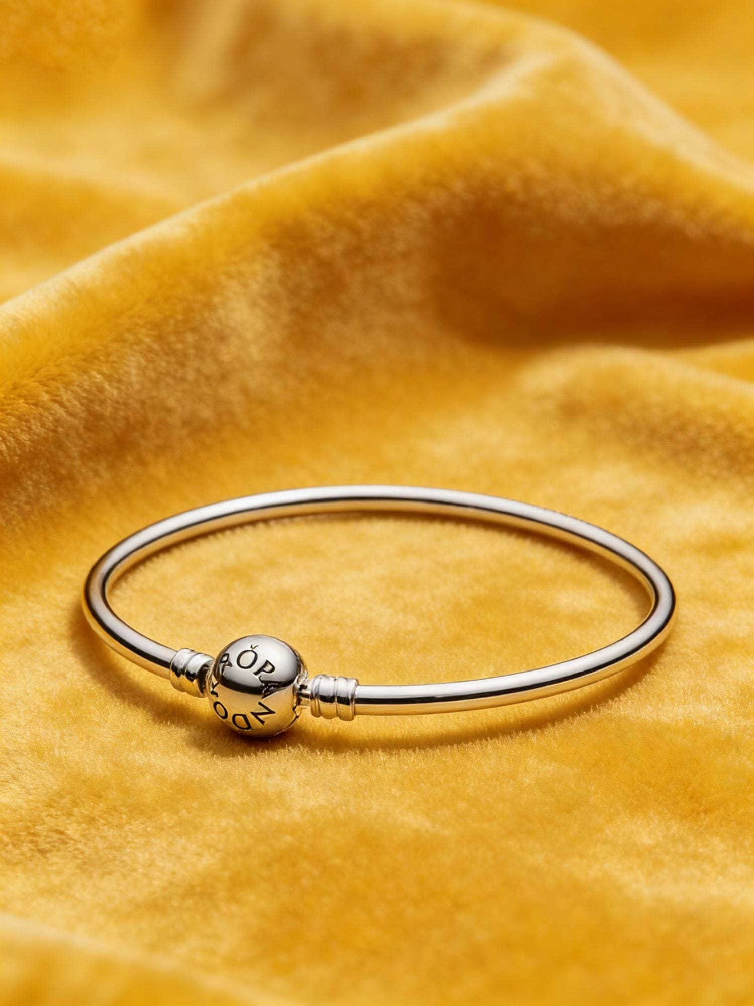 GW Bedelstopper , 925 sterling zilver , voor armband met rubberen