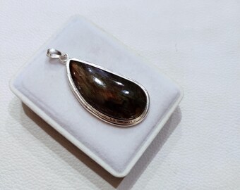 Ciondolo in argento sterling 925, ciondolo con pietra